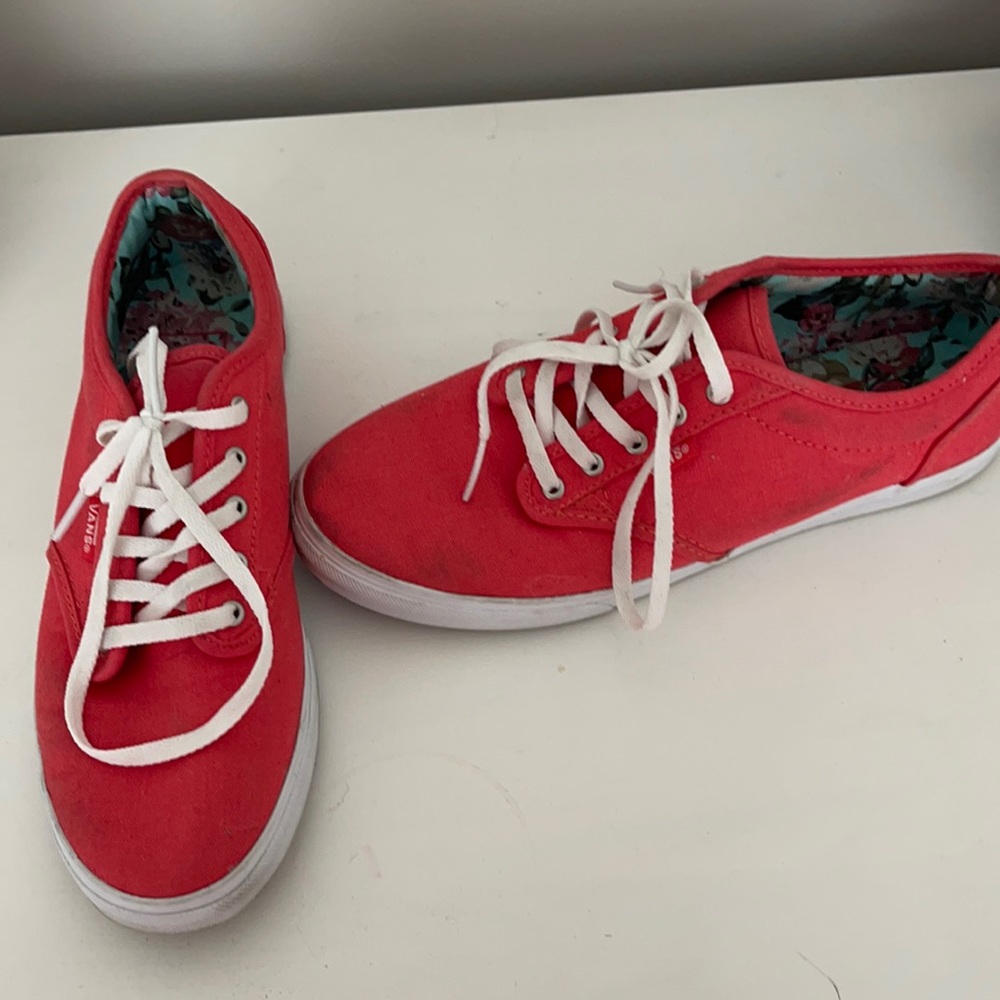 Vans pink shoes